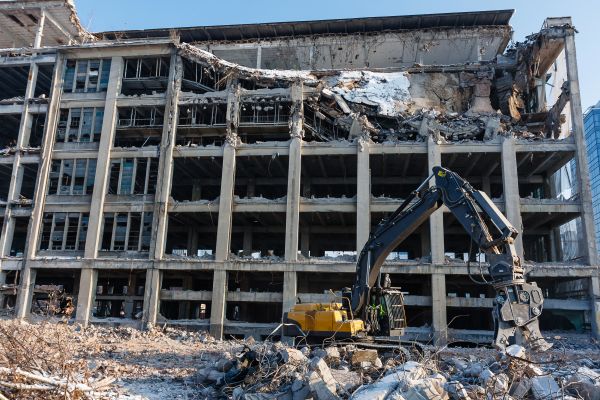 Commercial Building Demolition in Spartanburg