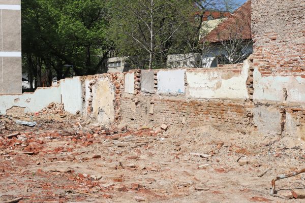 Brick Wall Demolition in Spartanburg
